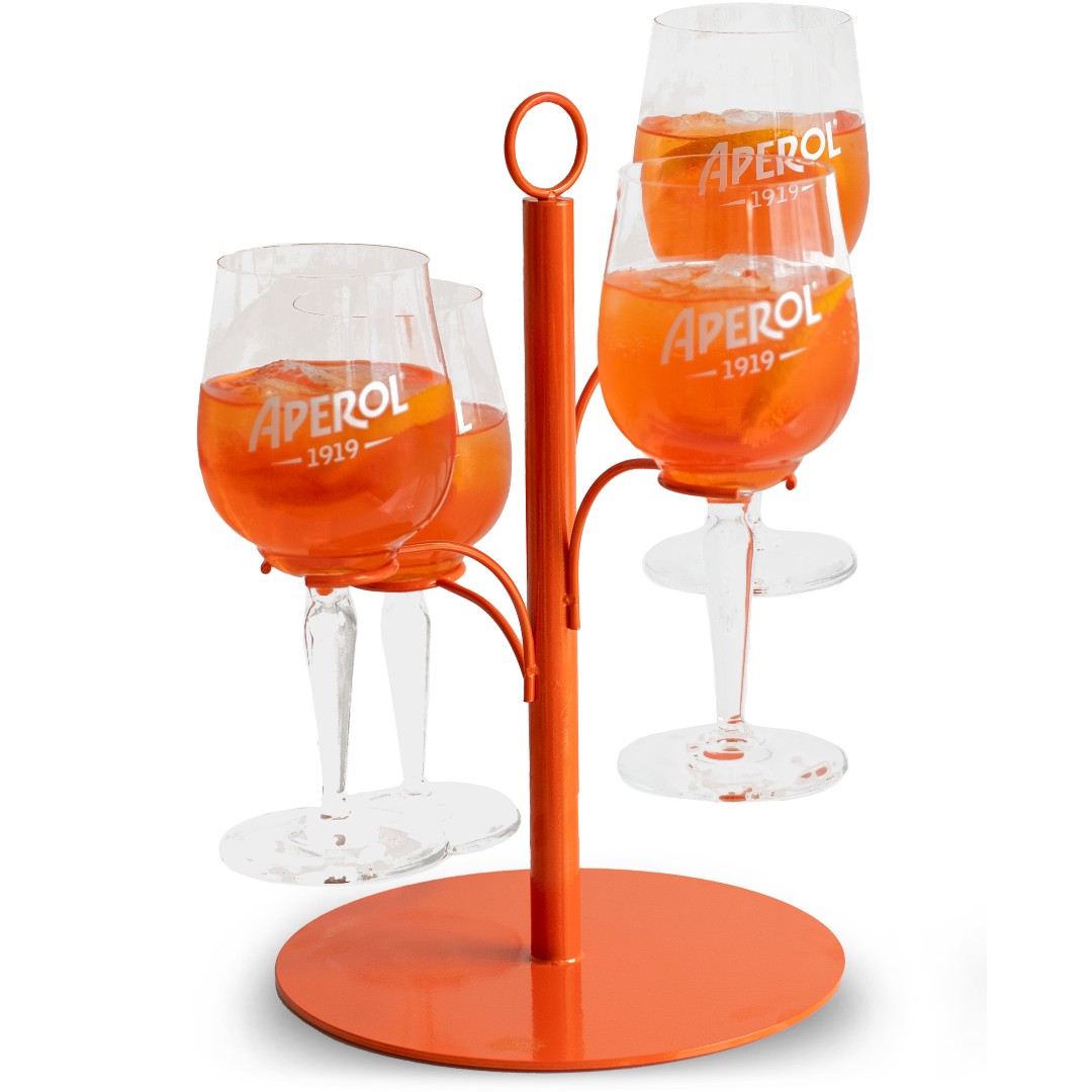 Aperol Ständer für 4 Gläser