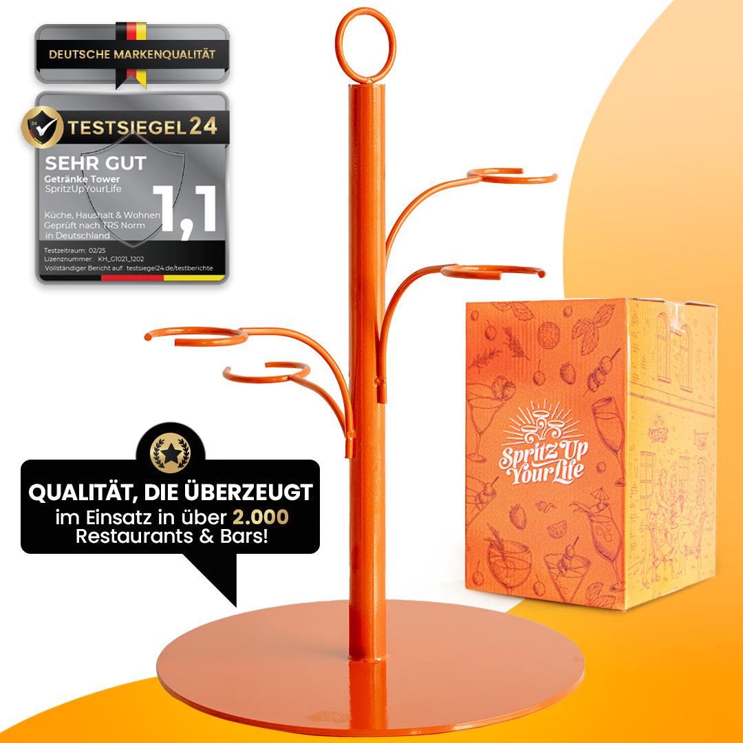 Geschenkverpackung des 4er Aperol Ständers