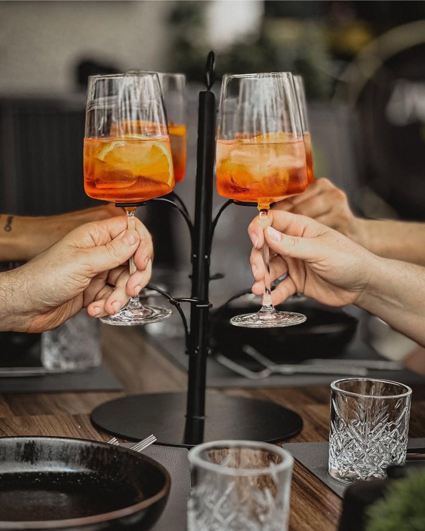 Aperol Tree im Restaurant