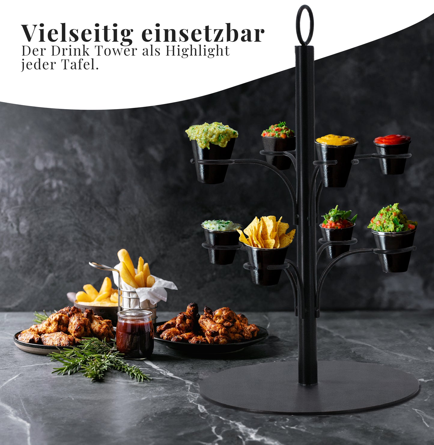 Snack Ständer für Pommes & Co.