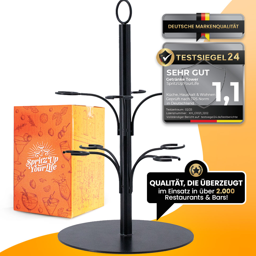 8er Cocktail Tower Geschenkverpackung