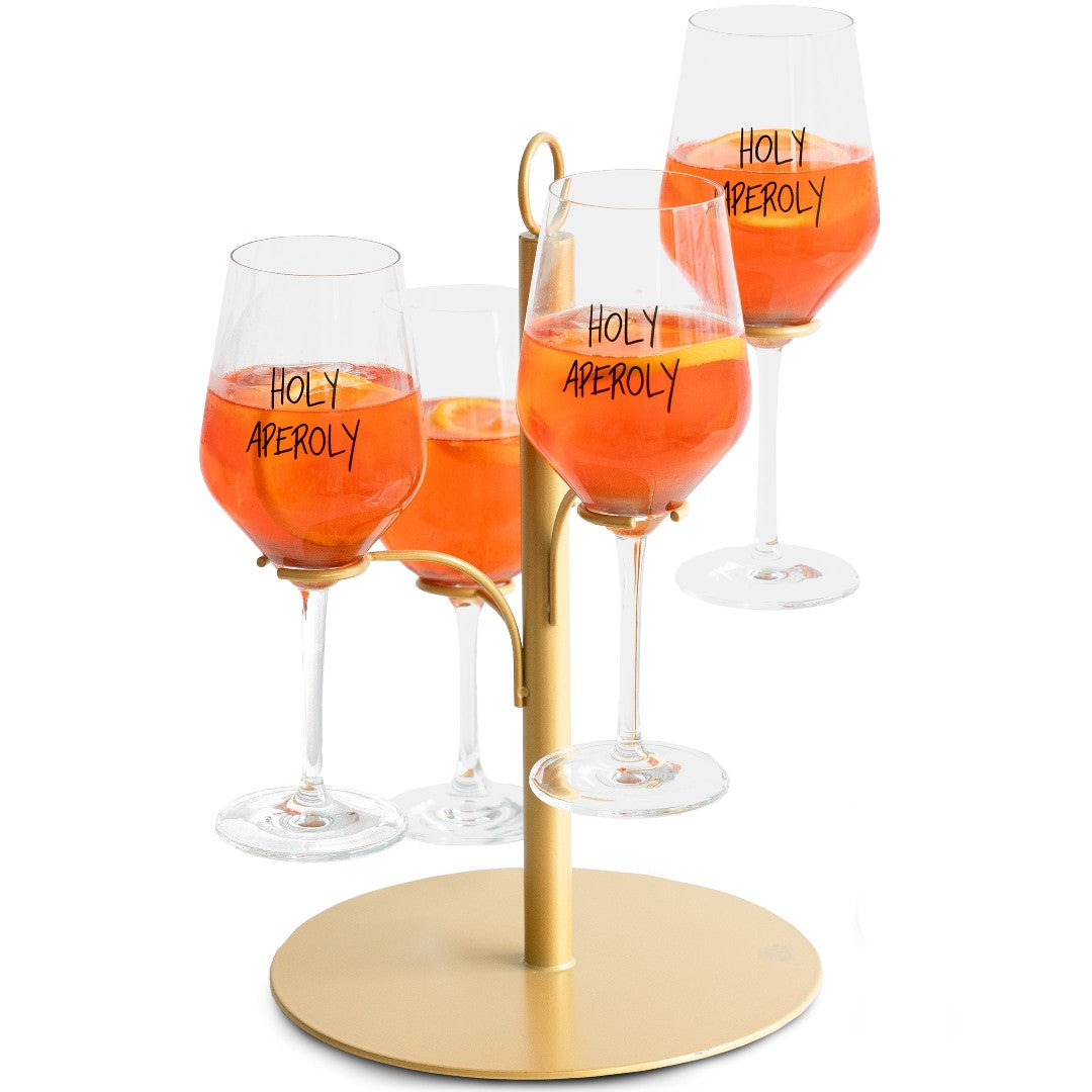SpritzUpYourLife 4er Getränke Tower gold