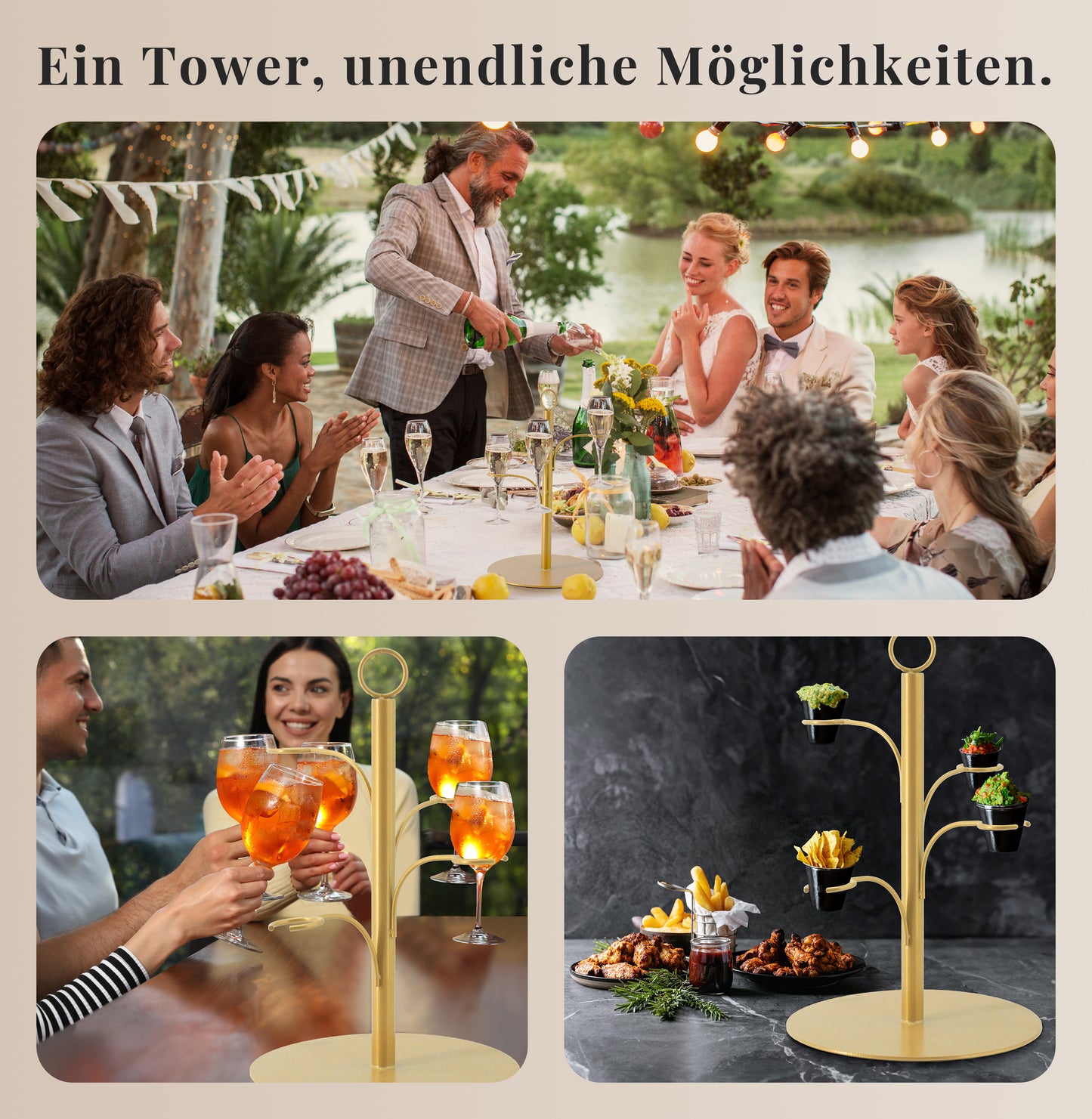 So viele Einsatzmöglichkeiten des Getränke Towers