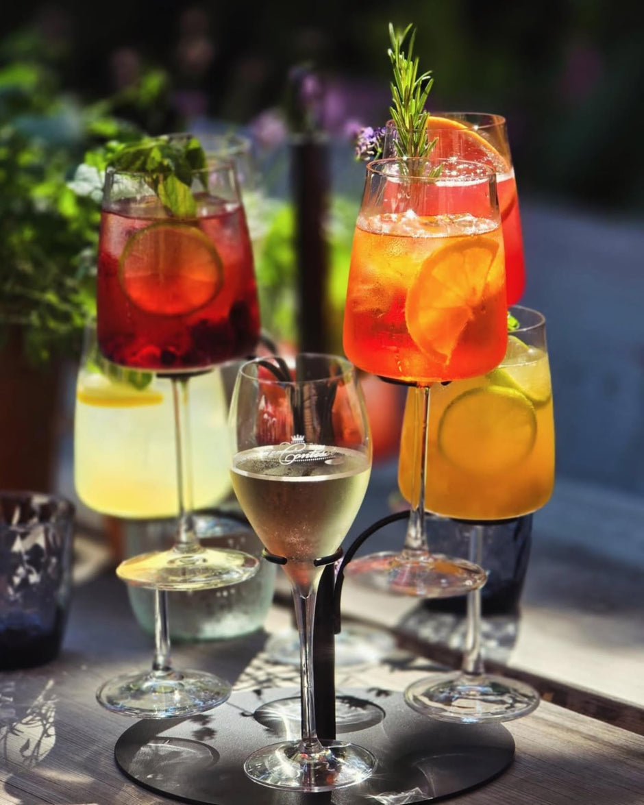Getränke-Tower 3-stöckig Für 12 Gläser – Stabiler Cocktail-Baum Aus Metall, Perfekt Für Partys, Hochzeiten