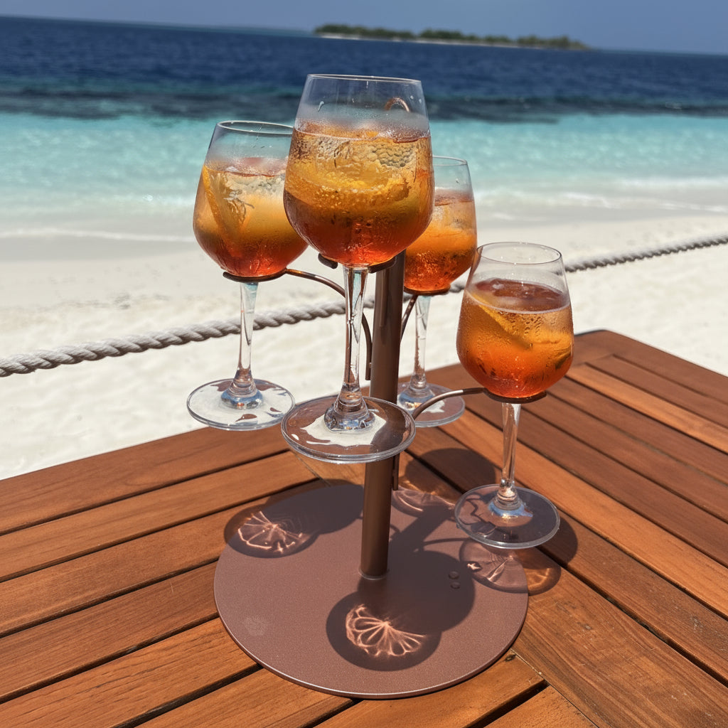 Premium Getränke Tower für 4 Gläser