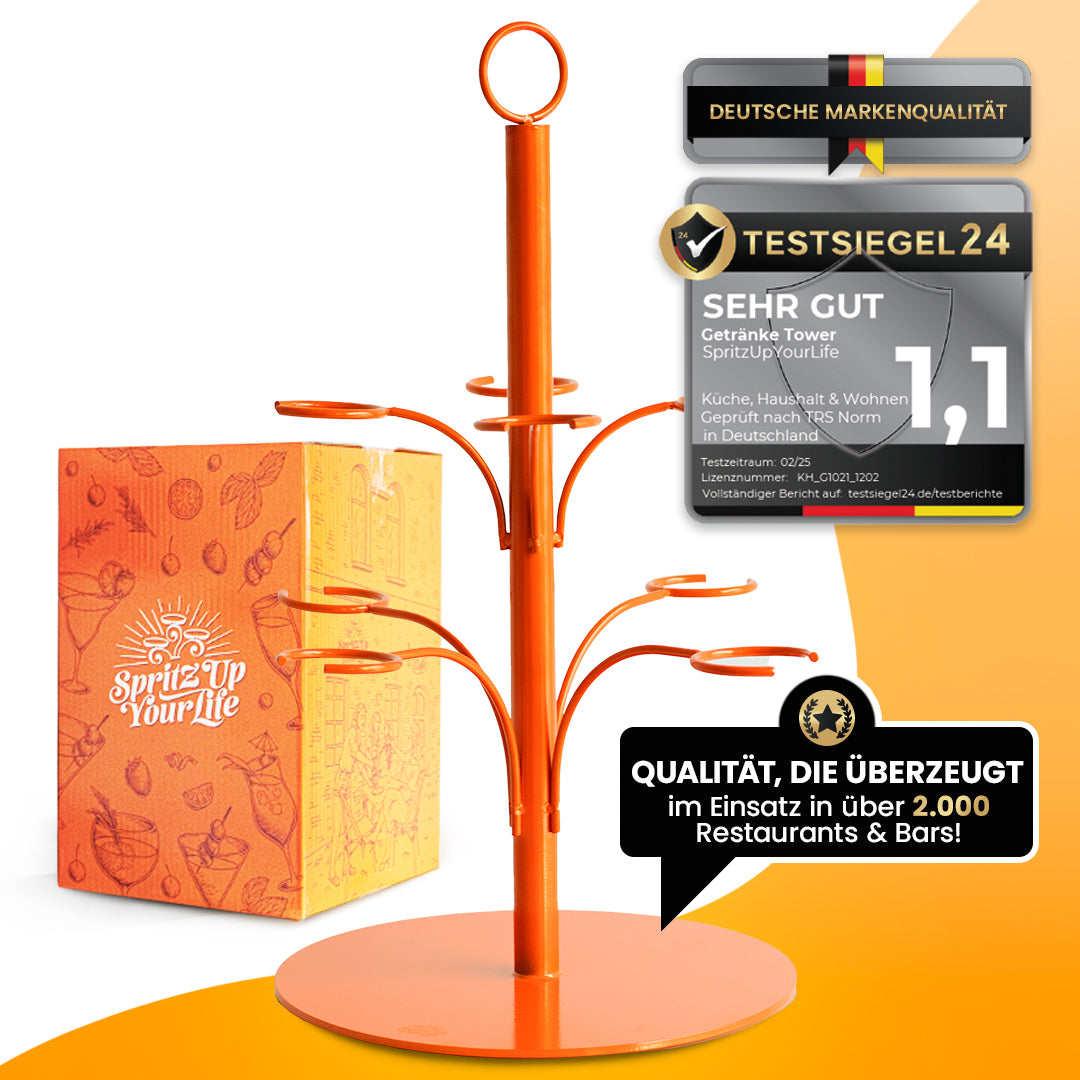 Getränke Tower mit Geschenkverpackung
