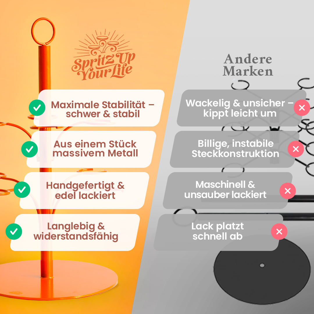 Vorteile des SpritzUpYourLife Towers