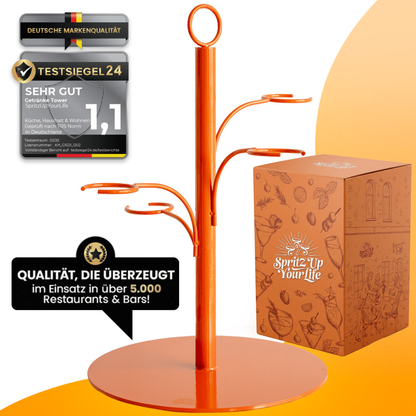 Premium Getränke Tower für 4 Gläser