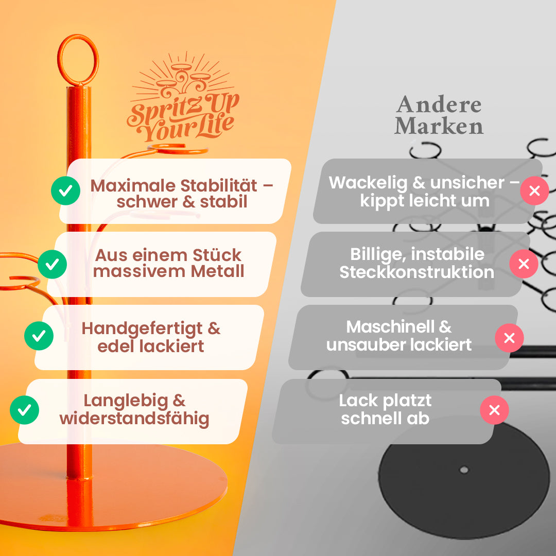 Premium Getränke Tower für 4 Gläser (B-Ware)